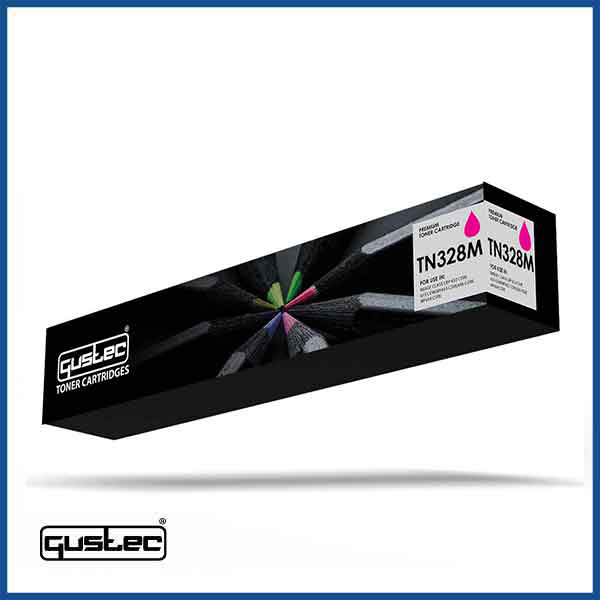 GUSTEC Konica Minolta TN328 Magenta Compatible Toner